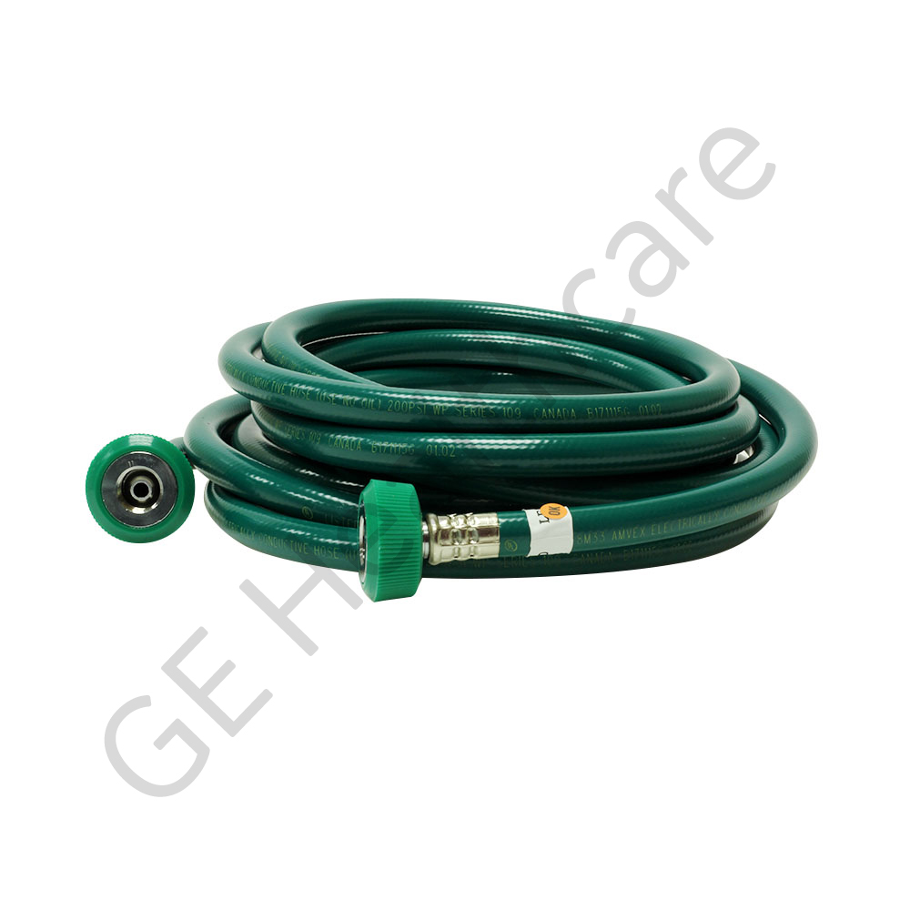 Hose Assembly O₂ Green 15ft BCG DISS Hit N-G Hose Assembly O₂ Green 15ft BCG DISS Hit N-G