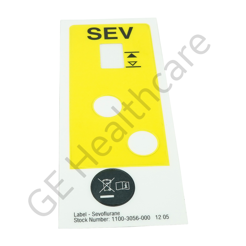 Sticker Label Sevoflurane Sticker Label Sevoflurane