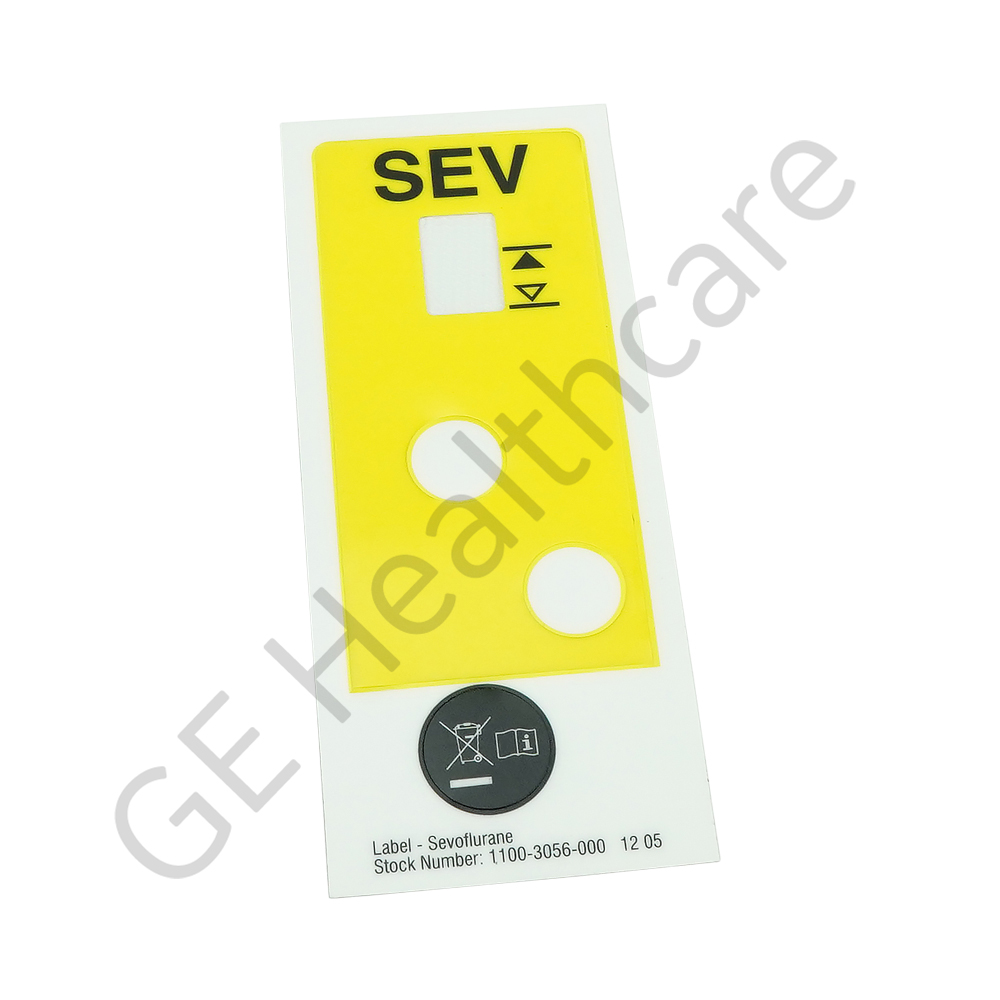 Sticker Label Sevoflurane Sticker Label Sevoflurane