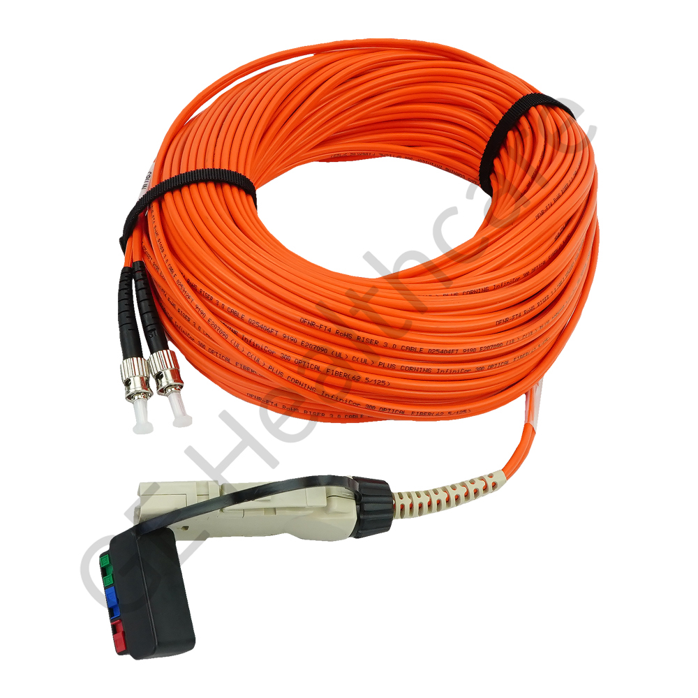 Cable Fiber Optic Straight Tip to (FDDI) Duplex 100ft Cable Fiber Optic Straight Tip to (FDDI) Duplex 100ft