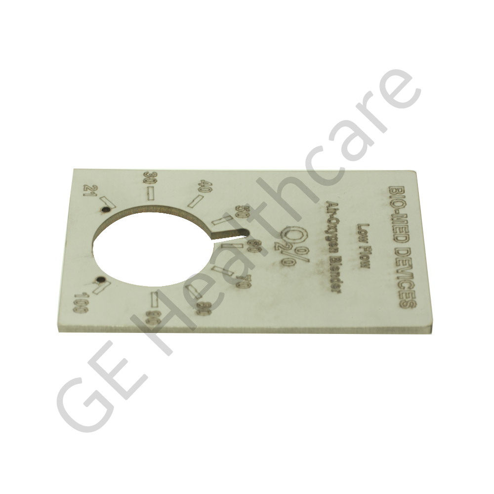 Tool Oxygen Blender Face Plate Tool Oxygen Blender Face Plate