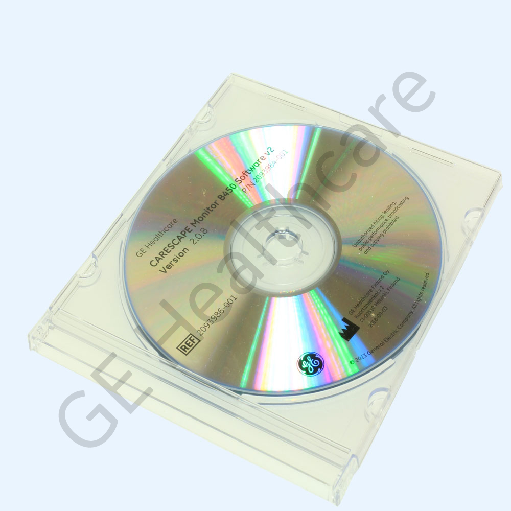 CARESCAPE B450 Software Disaster Recovery Kit v2.0.8 CARESCAPE B450 Software Disaster Recovery Kit v2.0.8