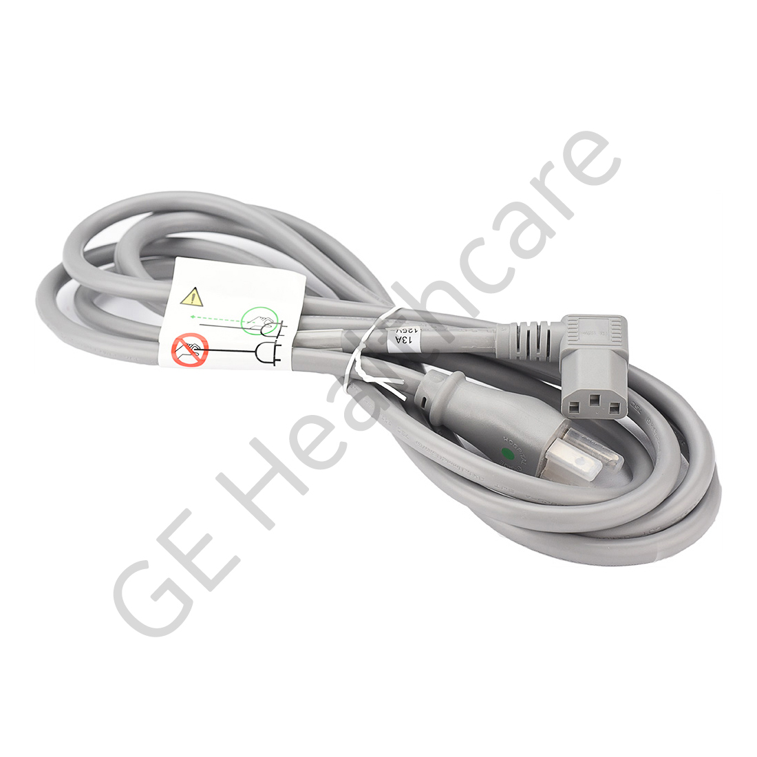 Power Supply Cord RA HOSP Ground 10A 125V 10ft