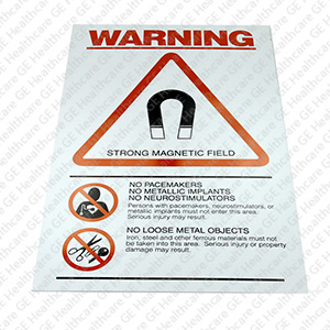 Security Zone Warning Sign - Strong Magnetic Field Security Zone Warning Sign - Strong Magnetic Field