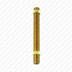 THREADED BRASS WAVEGUIDE TUBE W/NUTS THREADED BRASS WAVEGUIDE TUBE W/NUTS