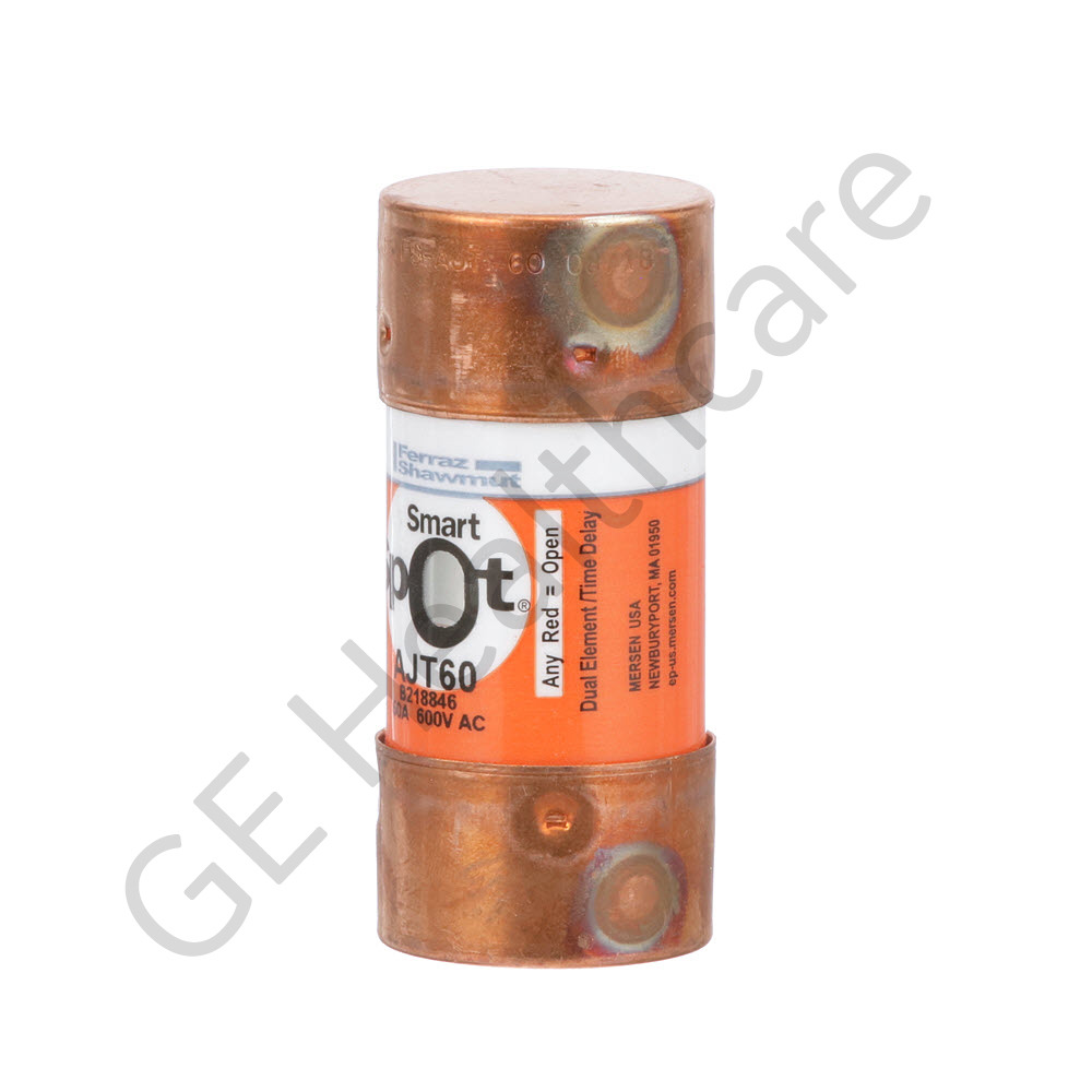 60A, 600 V, 27x60mm Time Delay Fuse for Mains Disconnect Panel 60A, 600 V, 27x60mm Time Delay Fuse for Mains Disconnect Panel