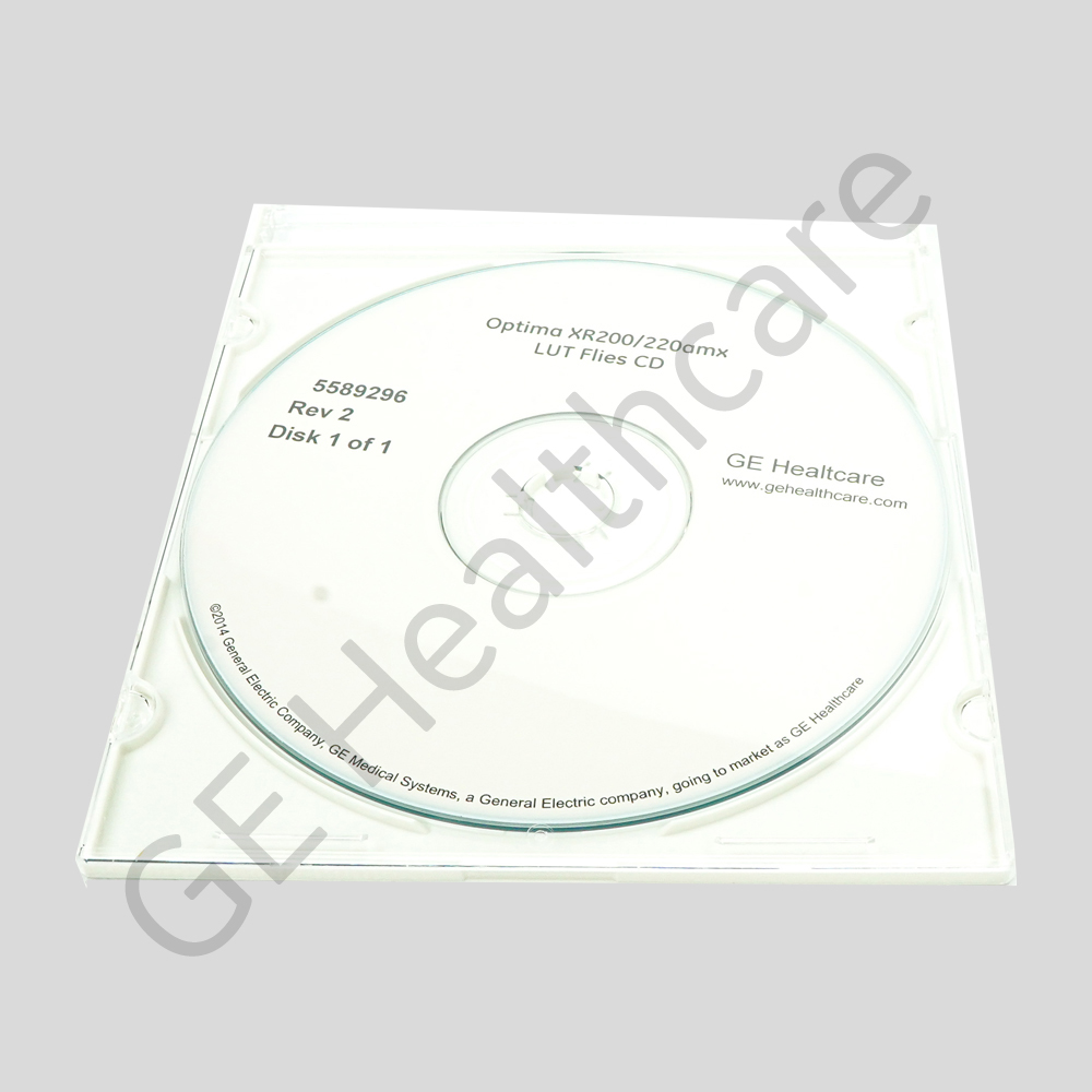 CD or DVD Containing the LUTs for the Optima CD or DVD Containing the LUTs for the Optima