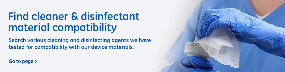 Cleaner and disinfectant material compatibility Side Banner